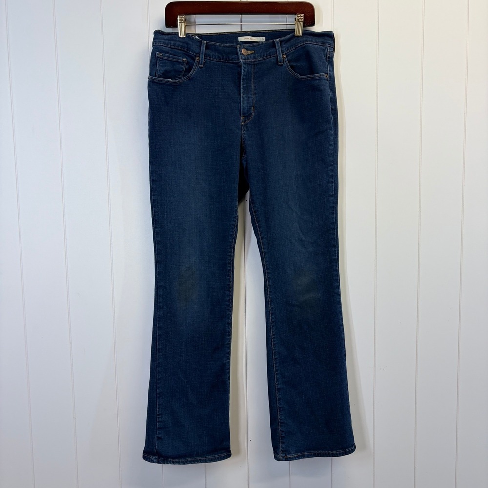 Levis Classic Western Bootcut Denim Jeans Women Size 14M Rugged Cowgirl Workwear